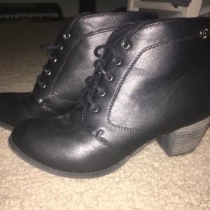 Barely worn ankle booties
